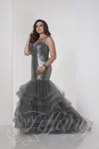 Tiffany Designs - 16320 Sleeveless Sequined Mermaid Gown