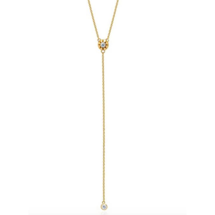 Logan Hollowell - Star Set Drop Necklace