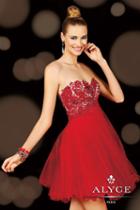 Alyce Paris Homecoming - 3601 Dress In Red