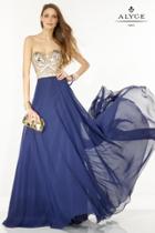 Alyce Paris - 1095 Beaded Strapless Evening Dress