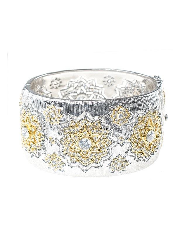 Jarin K Jewelry - Starburst Hinge Cuff