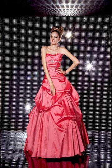 Studio 17 - 12422 Strapless Asymmetrically Tiered Ballgown