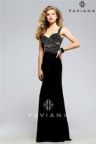 Faviana - S7806 Jersey Sweetheart Evening Dress With Detail Beading And Front Cut-outs