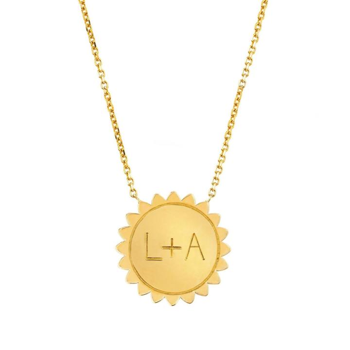 Logan Hollowell - New! Custom You Are My Sunshine Medium Necklace Solid
