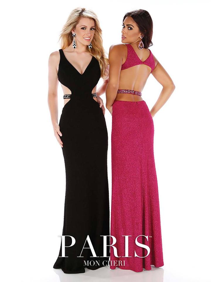 Paris Prom By Mon Cheri - 116779 Long Dress In Black