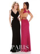 Paris Prom By Mon Cheri - 116779 Long Dress In Black