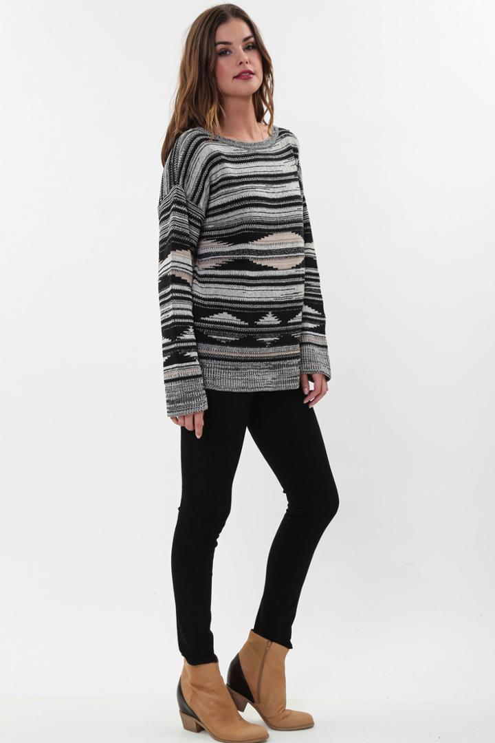 Goddis - Ellie Pullover Sweater In Black Forest