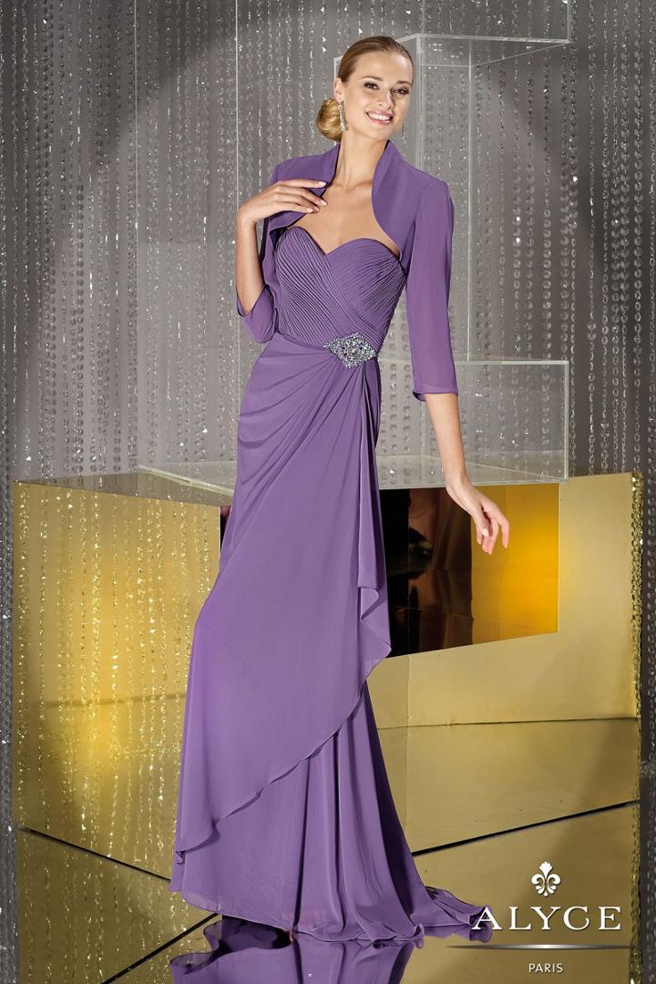Alyce Paris Mother Of The Bride - 29467 Dress In Violet