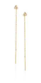 Logan Hollowell - New! Triple Diamond Shooting Star Half Thread Through Earring