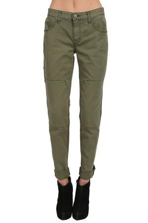 Textile Elizabeth And James Simon Cuffed Cargo Pants In Olive