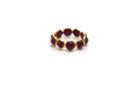 Tresor Collection - Ruby Round Stackable Ring Bands In 18k Yellow Gold