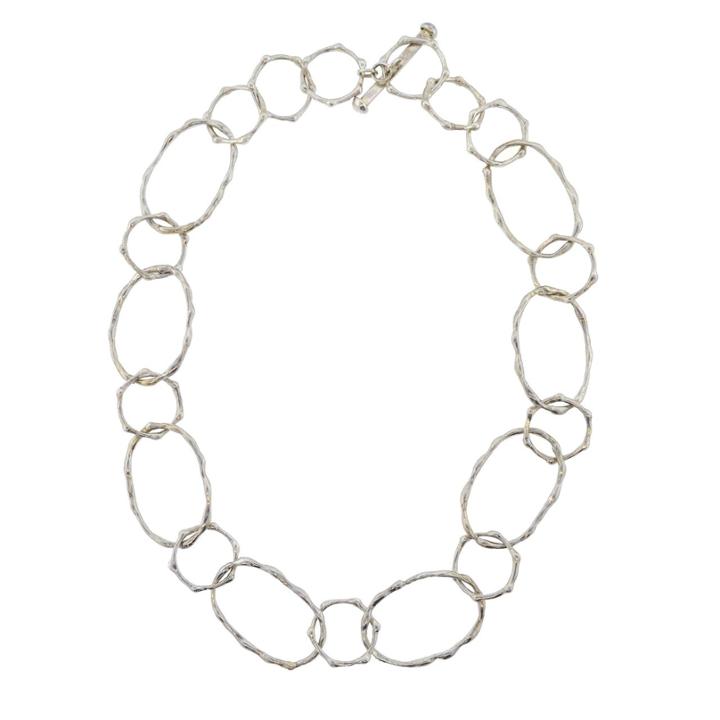 Mabel Chong - Bamboo Silver Link Necklace-short-wholesale