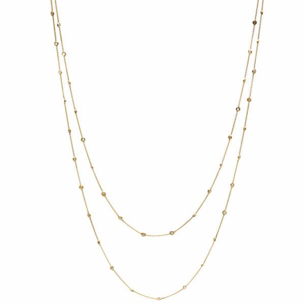 Tresor Collection - Diamond By The Yard Necklace In 18k Yellow Gold Style 1
