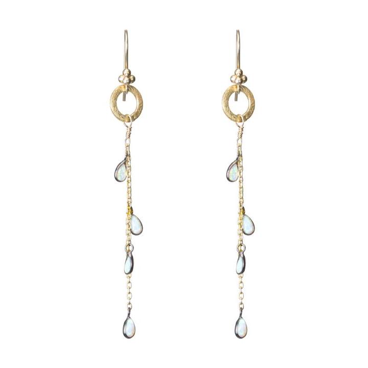 Ashley Schenkein Jewelry - Jaipur Opal Teardrop Earrings