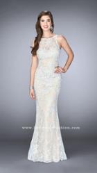 Gigi - Sleeveless High Neck Laced Gown 24565