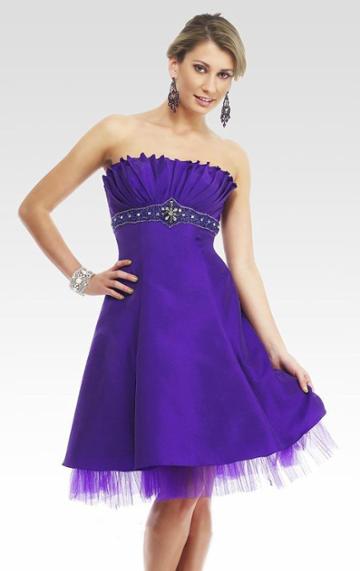 Colors Dress - 0206 Strapless Ruched Empire Dress