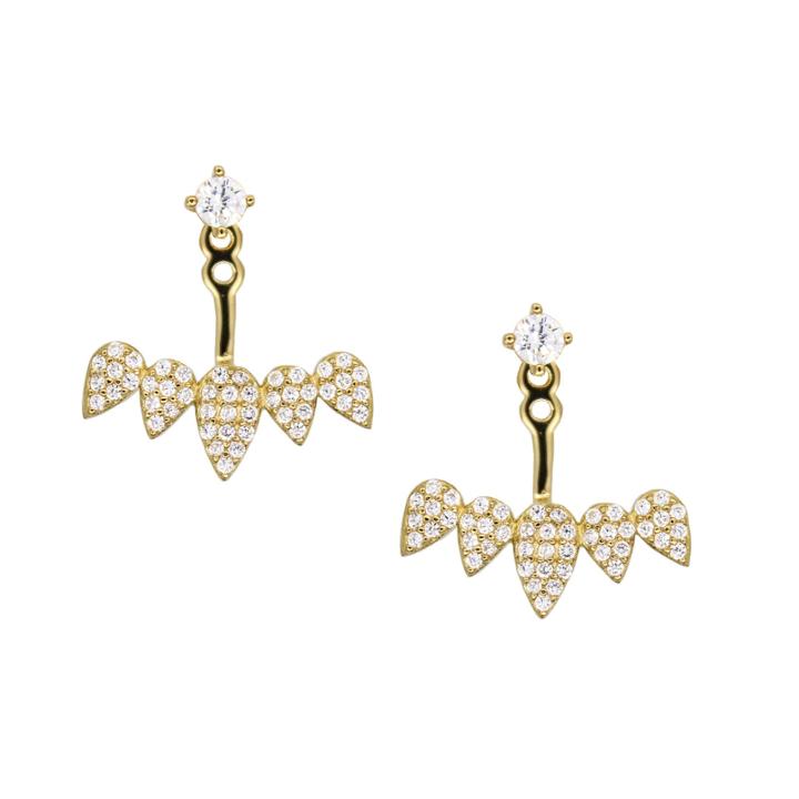 Rachael Ryen - Petal Ear Jackets - Gold