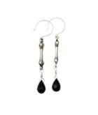 Femme Metale Jewelry - Dem Bones Onyx Earrings