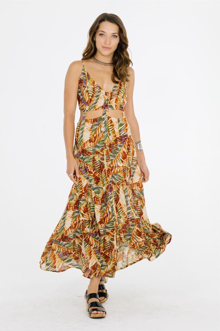 Raga - Paradise Peak Cutout Maxi