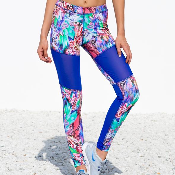 Luli Fama - Mesh Cutout Skinny Legging In Multicolor (f509b07)