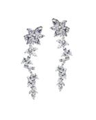 Cz By Kenneth Jay Lane - Floral Statement Earrings