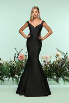 Zoey Grey - 31191 Fitted V-neck Mermaid Gown