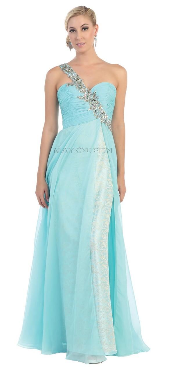 Jeweled And Ruched Strapless Sweetheart A-line Dress