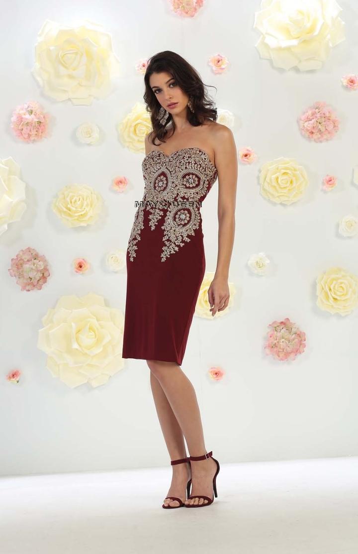 Fascinating Embellished Sweetheart Neck A-line Dress