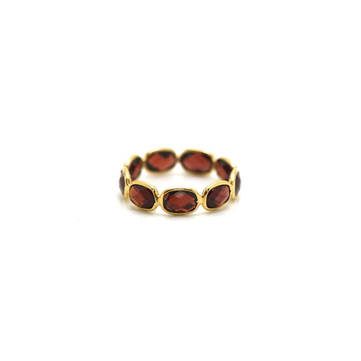 Tresor Collection - Gemstone Stackable Ring Band In 18k Yellow Gold (1400604100)