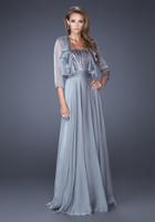 La Femme - 19186 Strapless Jeweled Chiffon Dress