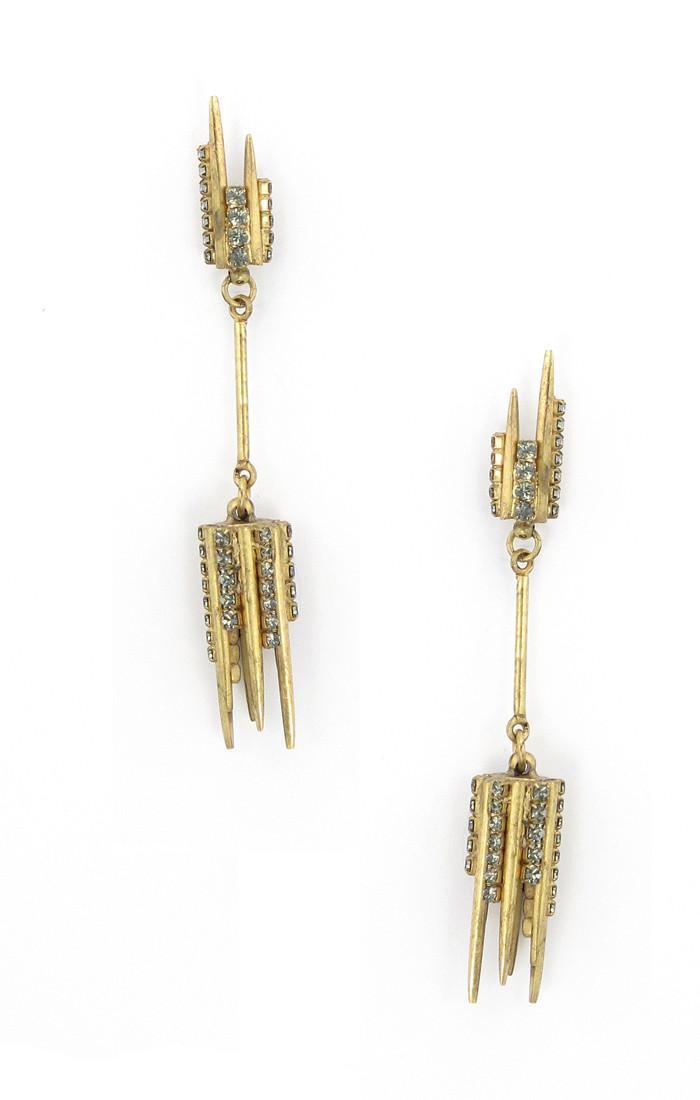 Elizabeth Cole Jewelry - Rigby Earrings Golden Neutral