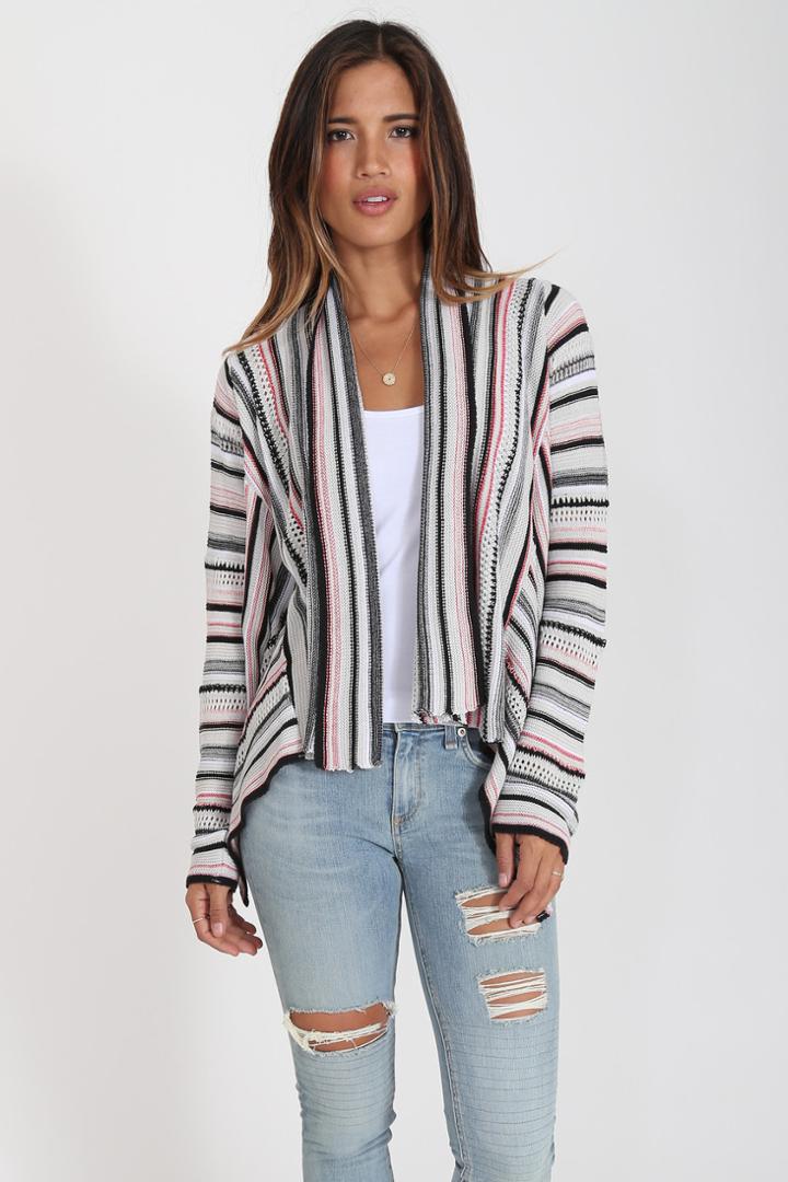 Goddis - Chantal Drape Cardigan In Sayulita