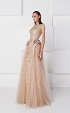 Saiid Kobeisy - Lace Bateau Neck A-line Gown 2779