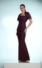 Daymor Couture - Two-piece Sheath Dress With Matching Bolero 801