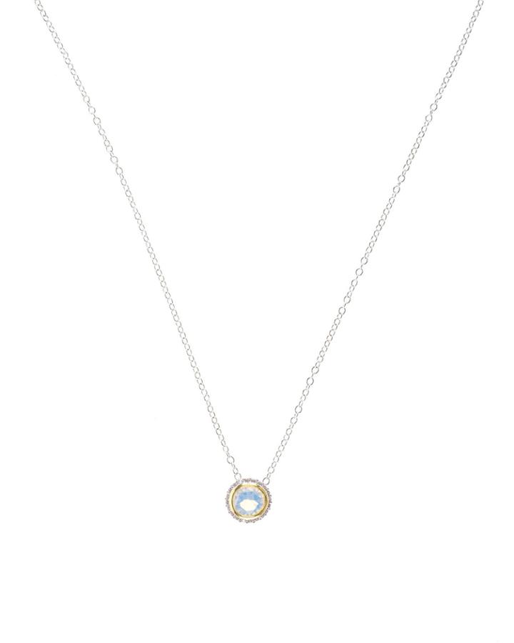 Cz By Kenneth Jay Lane - Birthstone Pendant October