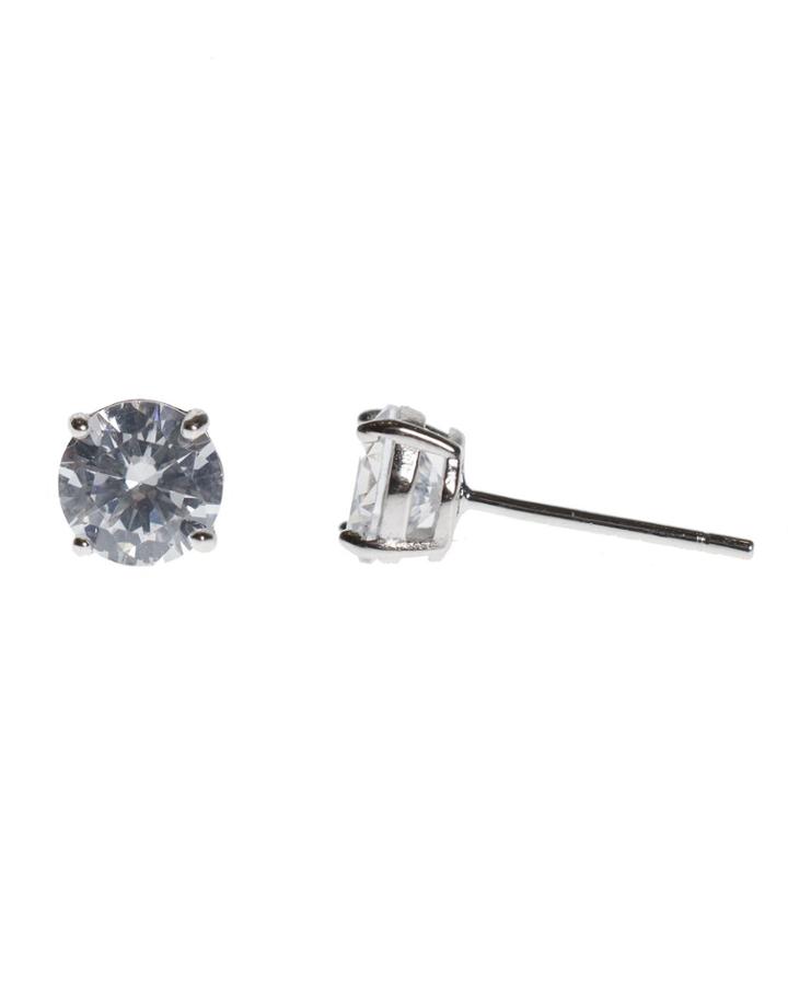 Cz By Kenneth Jay Lane - 2 Cttw Round Cz Studs