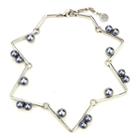 Ben-amun - Sculptural Geometric Necklace With Pearls