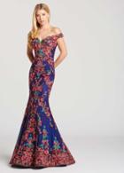 Ellie Wilde - Ew118029 Embroidered Off-shoulder Mermaid Gown