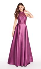 Alyce Paris - 60060 High Halter Lace Bodice A-line Gown