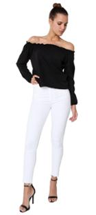 Mother Denim - High Waisted Looker Ankle Fray