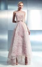 Beside Couture - Ch1642 Sheer Lace Layered Evening Gown