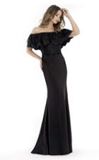 Morrell Maxie - 15638 Off Shoulder Scalloped Evening Gown