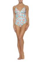 Helen Jon - Lattice Back One-piece In Fire Island