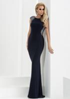 Jasz Couture - 5800 Dress In Navy