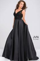 Jovani - Beaded Sleeveless Pleated Skirt Dress Jvn48836