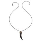 Heather Hawkins - Kiss Necklace In Black Horn