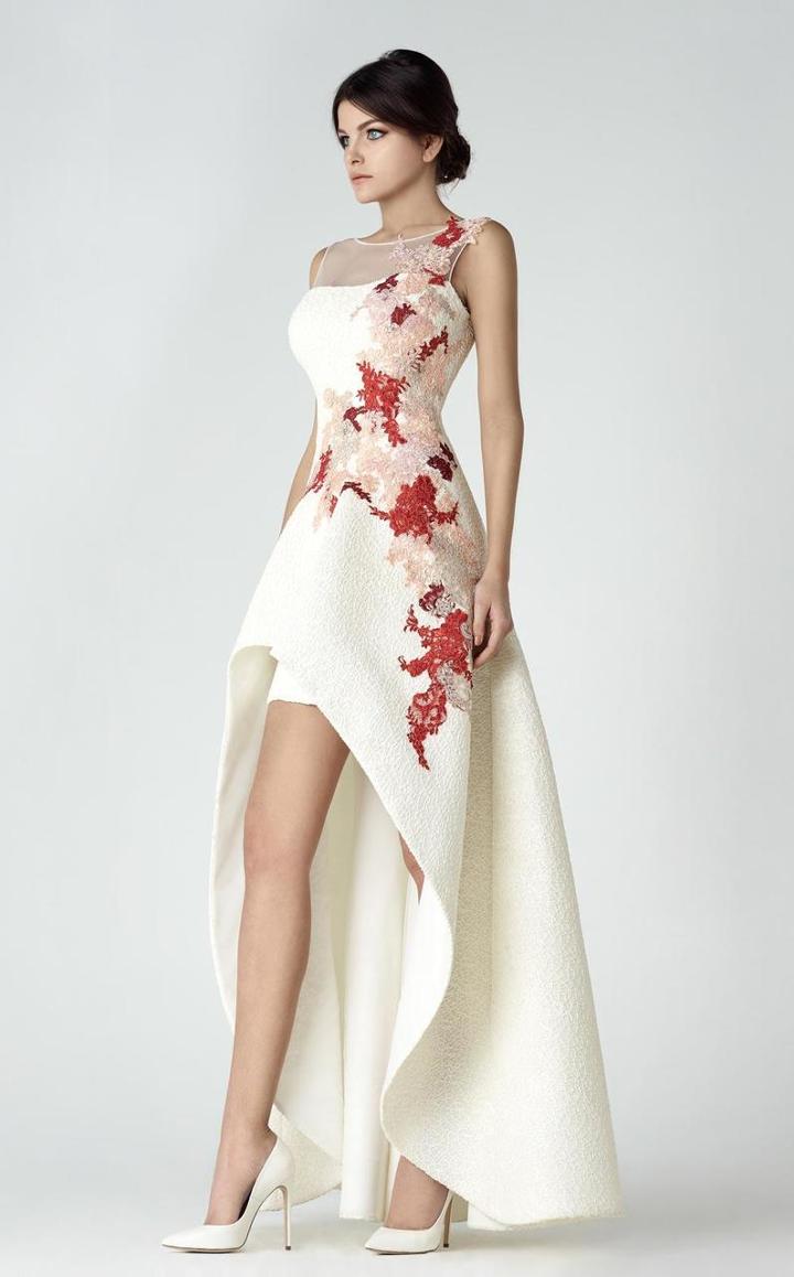 Saiid Kobeisy - High Low Lace Dress 2903