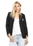 Karen Zambos - Stitched Vintage Blazer With Pin