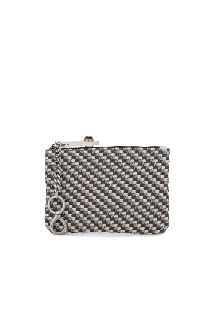 August Handbags - The Mini Maiori In Graphite Woven