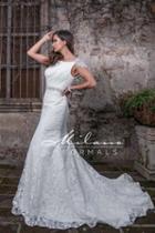 Milano Formals - Aa9317 Bead Crusted Cap Sleeve Scoop Back Gown